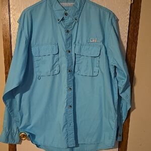 Columbia Blue Lightweight Shirt Jacket